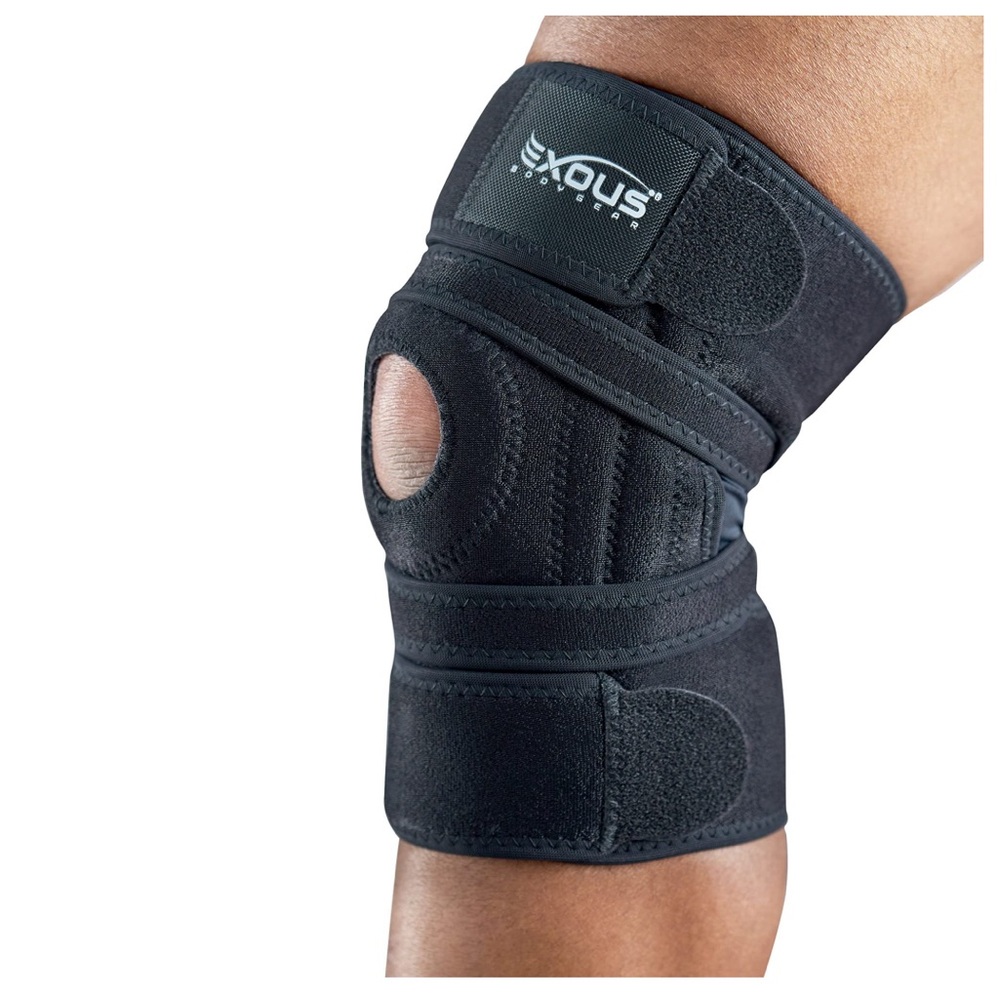Knee Brace WrapAround Knee Support Dual Side Stabilizer for Patella Stability